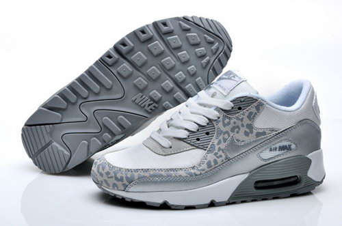 Nike Air Max 90 Womenss Shoes White Siler New Discount